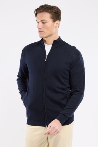 Cardigan zippé - coton - BERAC - Modalova