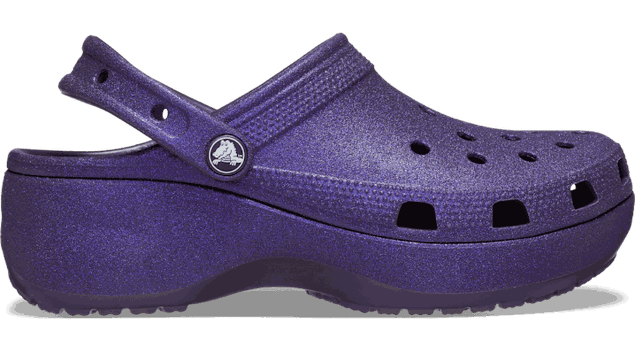 Classic Platform Glitter Sabots s 34 - Crocs - Modalova