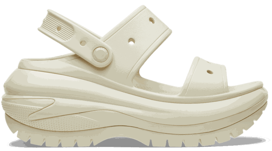 Crocs Mega Crush Sandales Unisex Bone 34 - Crocs FR Feed New - Modalova