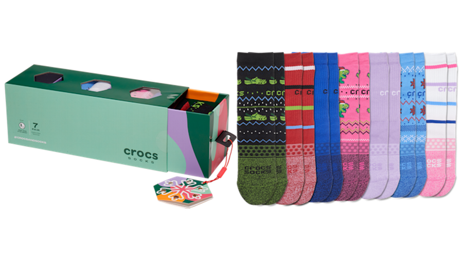Crocs Socks Holiday Gift Set Chaussures Enfants OSFA - Crocs FR Feed New - Modalova