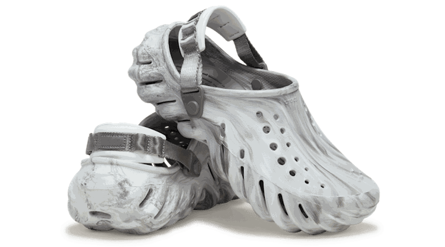 Echo Marbled Sabots Unisex Moonlight/Multi 36 - Crocs - Modalova