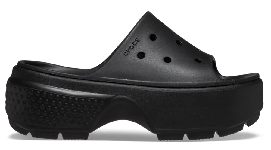 Crocs Stomp Slides Unisex Black 36 - Crocs FR Feed New - Modalova