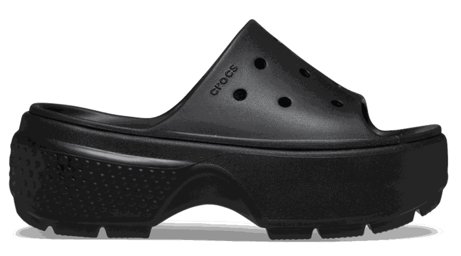 Crocs Stomp Slides Unisex Black 36 - Crocs - Modalova