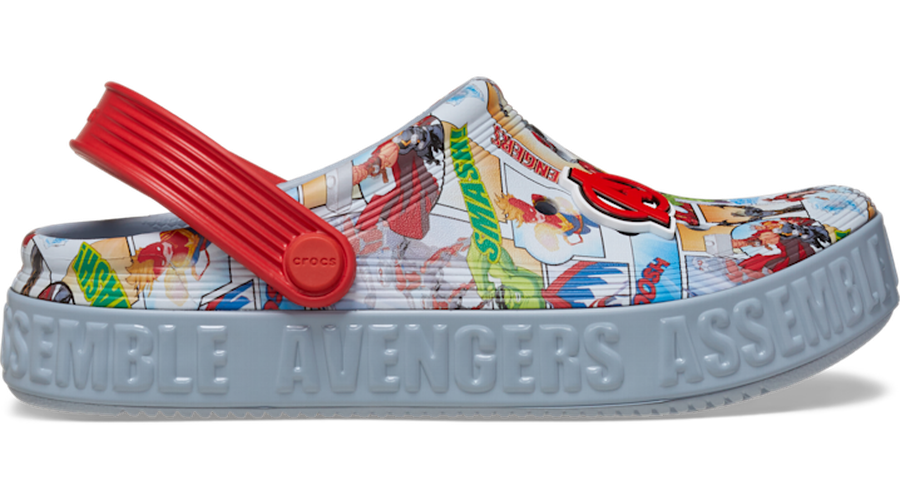 Avengers Off Court Sabots Enfants Blue Grey missing - Crocs - Modalova