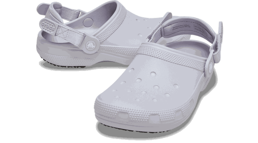 Classic Work Sabots Unisex Mauve Mist 36 - Crocs - Modalova