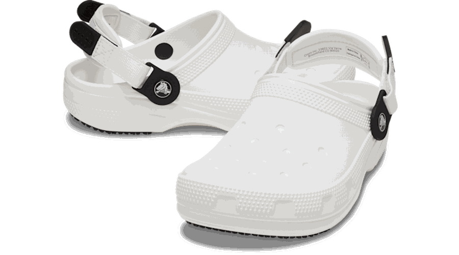 Classic Work Sabots Unisex White 36 - Crocs - Modalova