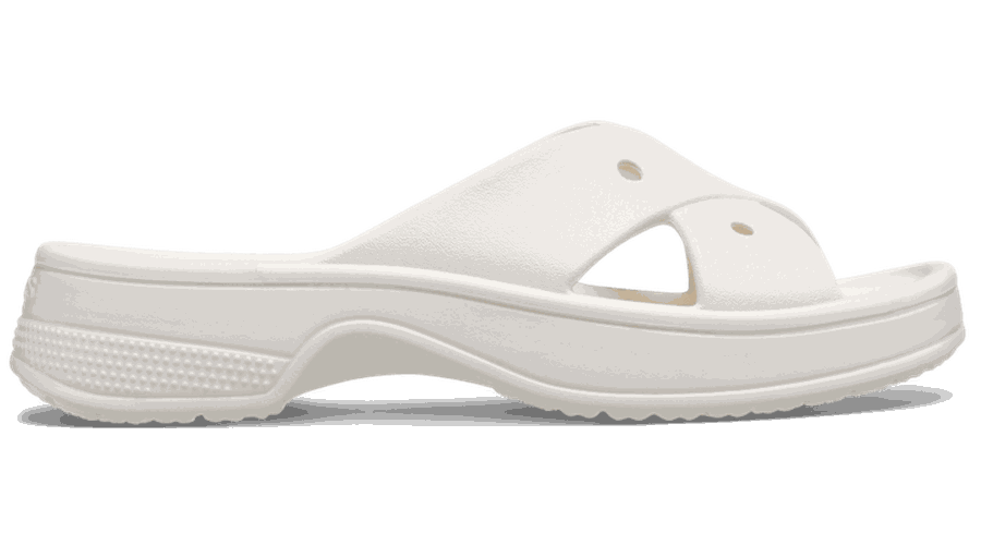 Crocs Classic Cross Strap Slides s Chalk 33 - Crocs FR Feed New - Modalova