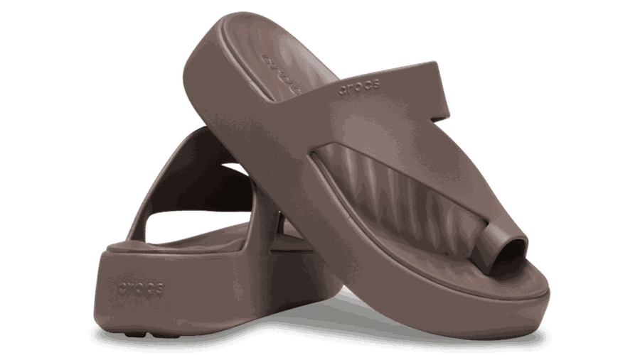 Getaway Platform Toe Loop Sandales s Truffle 34 - Crocs - Modalova