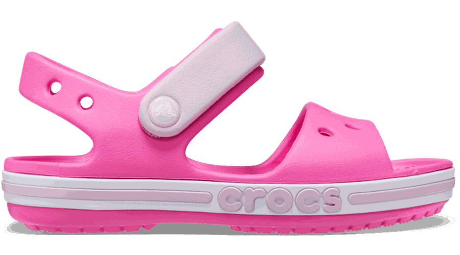 Crocs Toddler Bayaband Sandales Enfants Electric Pink 19 - Crocs FR Feed New - Modalova