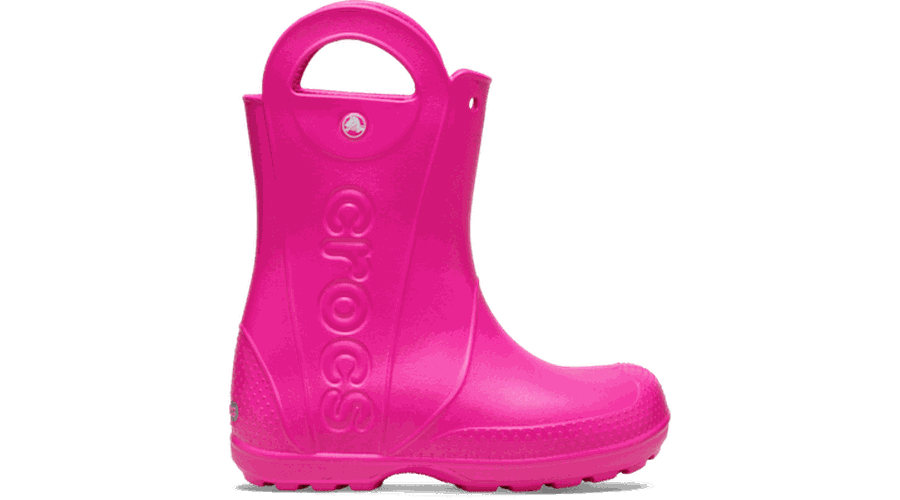 Toddler Handle It Rain Boot Bottes Enfants Pink Crush 20 - Crocs - Modalova