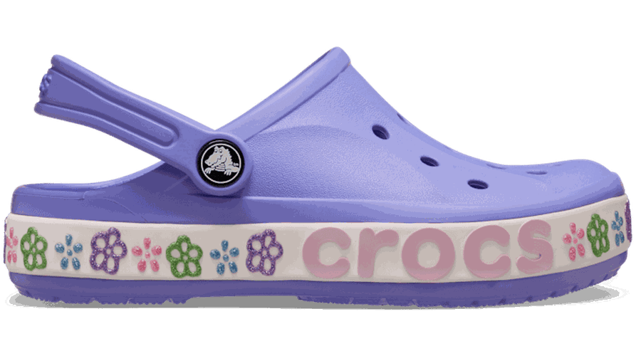 Crocs Toddler Bayaband Flower Band Sabots Enfants Digital Violet 19 - Crocs FR Feed New - Modalova
