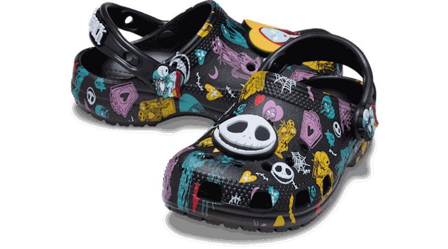 Toddlers Disney Tim Burtons The Nightmare Before Christmas Jack and Sally Classic Sabots Enfants Multi 20 - Crocs - Modalova