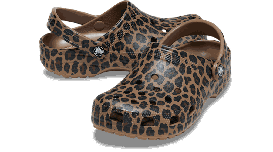Classic Animal Sabots Unisex Sepia / Leopard 33 - Crocs - Modalova
