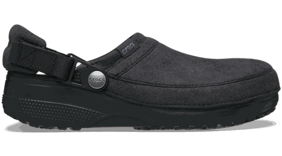 Crocs Classic Crafted Vegan Suede Sabots Unisex Black 34 - Crocs FR Feed New - Modalova