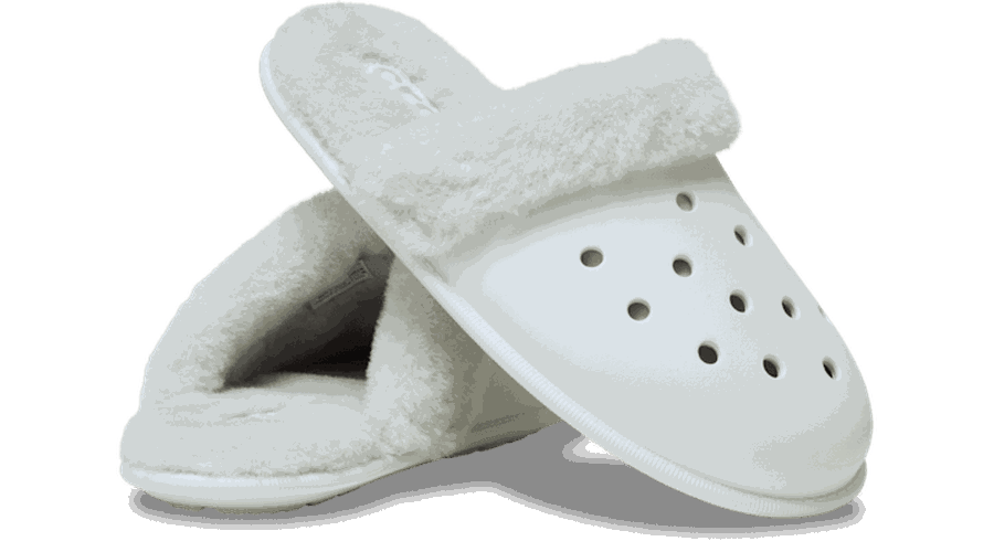 Classic Fuzz Scuff Babouche Unisex Moonlight 38 - Crocs - Modalova