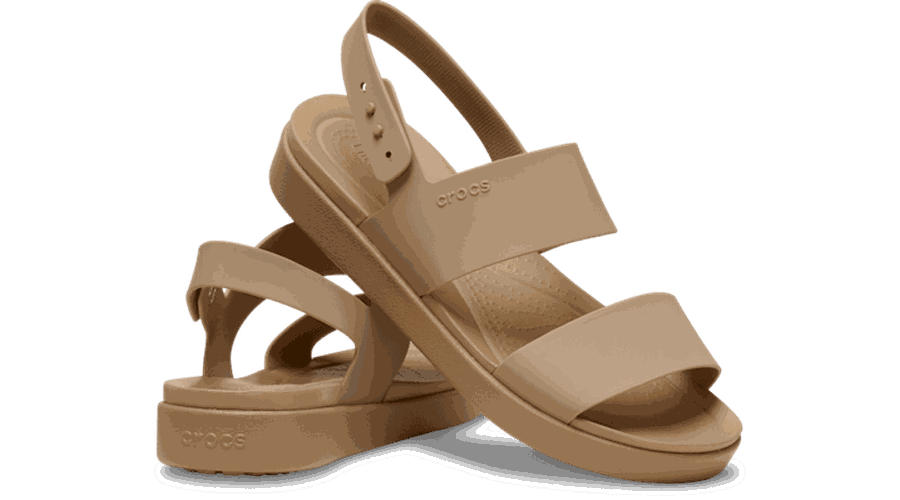 Brooklyn Backstrap Low Low Sandales s Cashew 34 - Crocs - Modalova