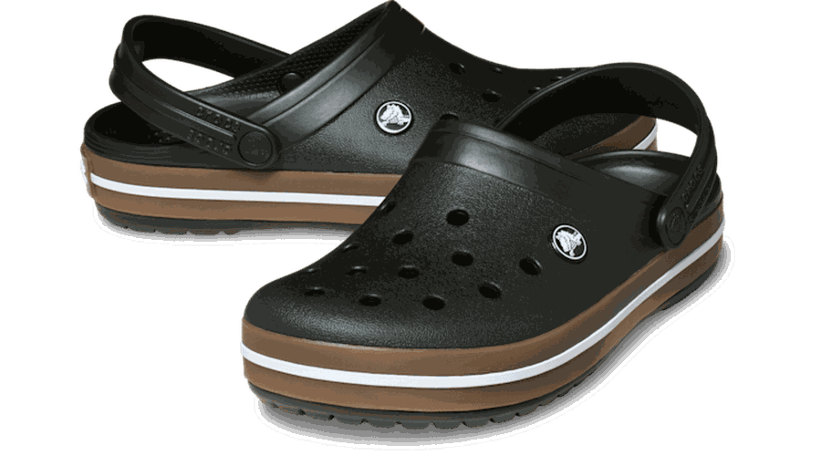 Crocband Gum Sabots Unisex Black 36 - Crocs - Modalova