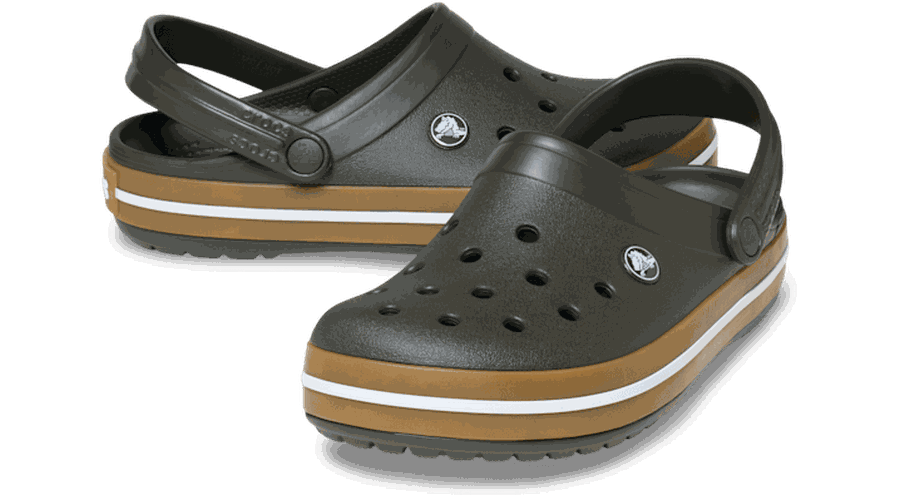 Crocband Gum Sabots Unisex Deep Olive 36 - Crocs - Modalova