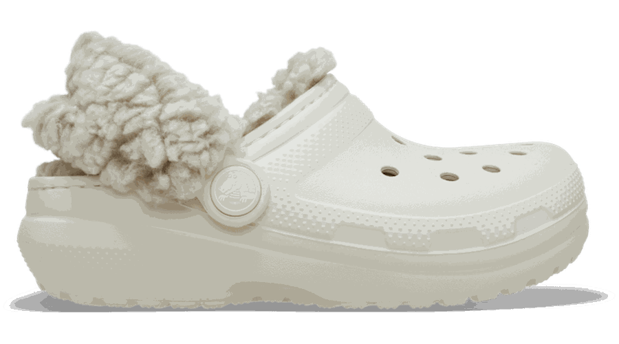 Crocs Classic Fleece Lined Sabots Enfants Summit White 28 - Crocs FR Feed New - Modalova