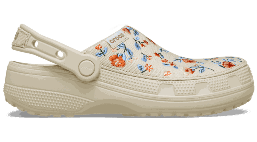 Crocs Classic Crafted Floral Sabots Unisex Frappé 33 - Crocs FR Feed New - Modalova
