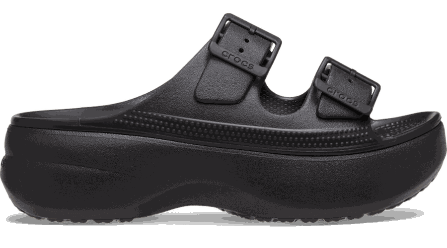 Saturday Platform Sandales s Black 41 - Crocs - Modalova
