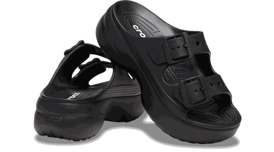 Saturday Platform Sandales s Black 41 - Crocs - Modalova