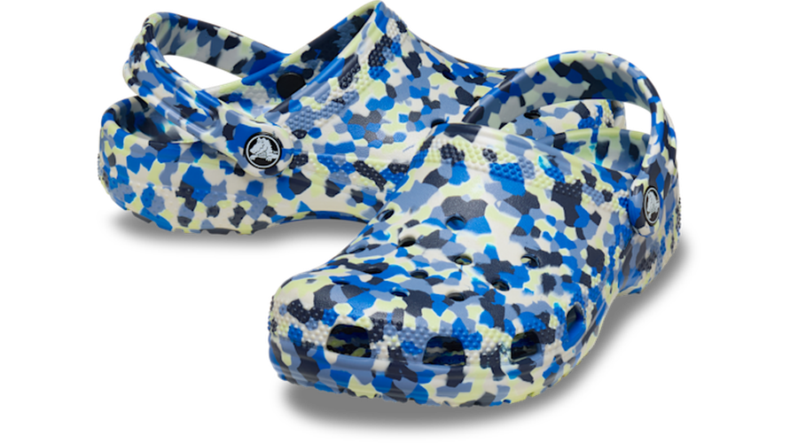 Classic Glow Confetti Sabots Enfants Glow Light/Multi 33 - Crocs - Modalova