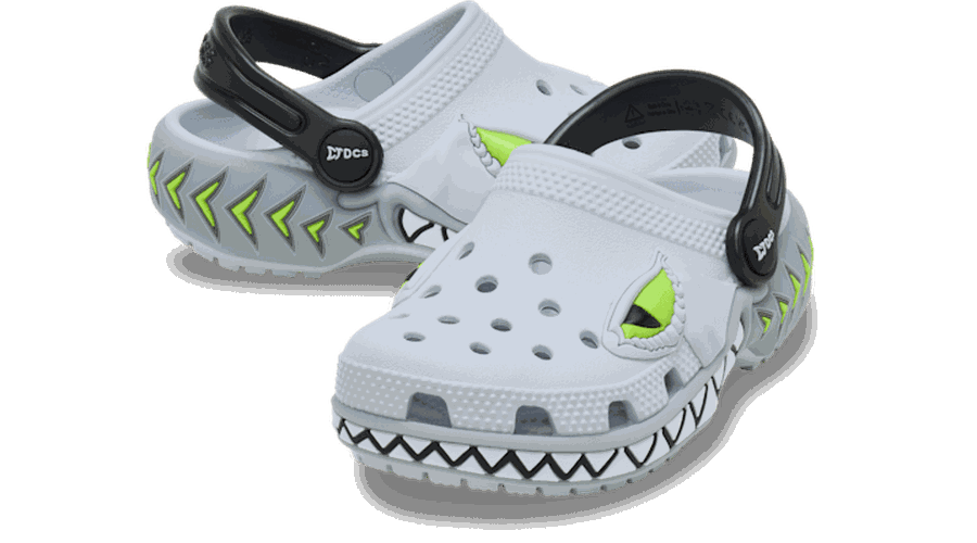 Toddlers Classic Creature Lights Sabots Enfants Steel 23 - Crocs - Modalova