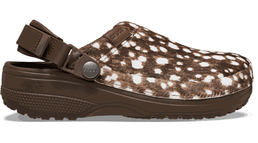 Crafted Pony Hair Sabots Unisex Carob 43 - Crocs - Modalova