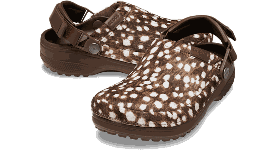 Crafted Pony Hair Sabots Unisex Carob 43 - Crocs - Modalova