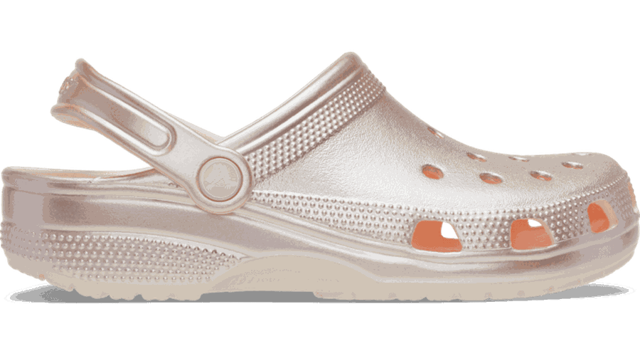 Crocs Classic Tinted Metallic Sabots Unisex Peach Ice 36 - Crocs FR Feed New - Modalova