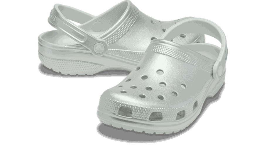 Classic Tinted Metallic Sabots Unisex Moonlight 34 - Crocs - Modalova