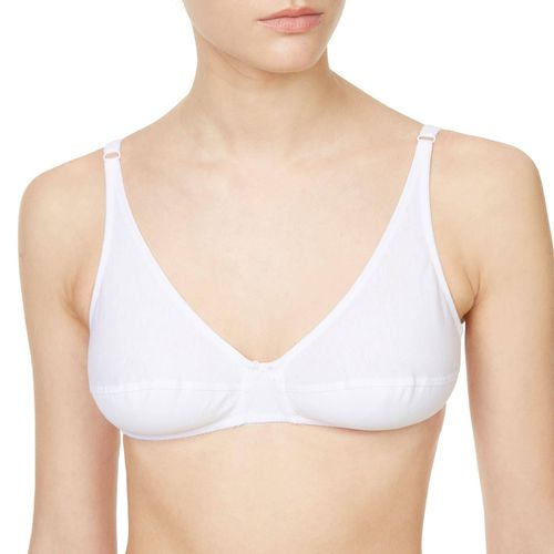 Soutien-gorge sans armatures en coton - MONOPRIX FEMME - Modalova