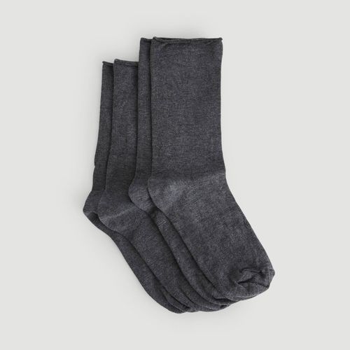 Lot de 2 paires de chaussettes en fil d'écosse - MONOPRIX - Modalova