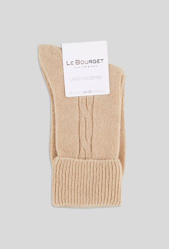 Paire de chaussettes torsadées en laine et cachemire - LE BOURGET - Modalova