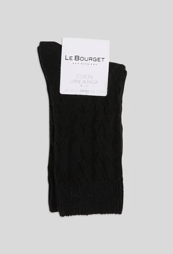 Paire de chaussettes torsadées en laine - LE BOURGET - Modalova