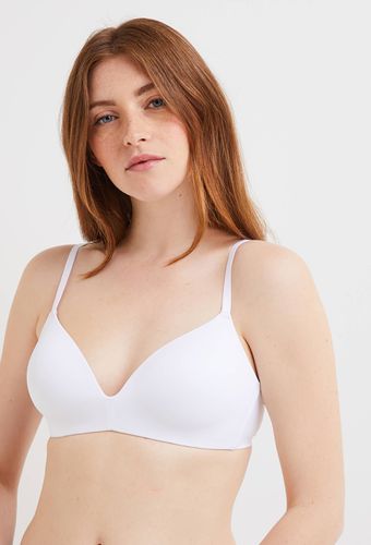 Soutien-gorge triangle moulé invisible ALEXIA en microfibre - MONOPRIX FEMME - Modalova