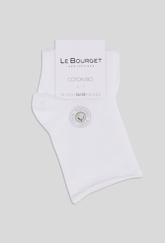 Paire de socquettes à bords roulottés en coton - LE BOURGET - Modalova