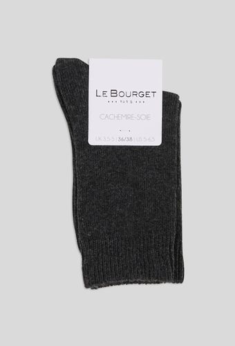 Paire de chaussettes à côtes en mélange cachemire et soie - LE BOURGET - Modalova