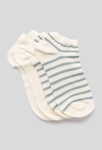 Lot de 2 chaussettes rayées - MONOPRIX FEMME - Modalova