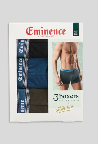 Lot de 3 boxer en coton BIO , certifié OEKO-TEX - EMINENCE - Modalova