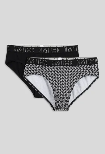 Lot de 2 slips unis et fantaisie - DIM - Modalova