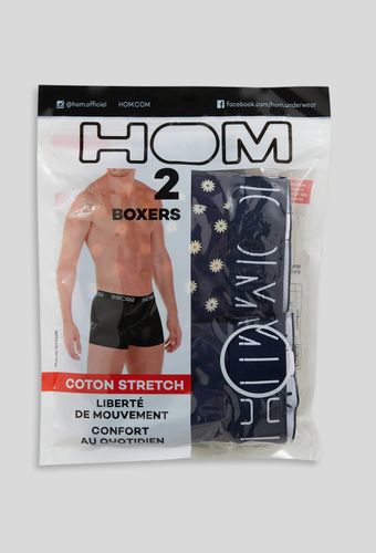 Lot de 2 boxers uni et fantaisie - HOM - Modalova