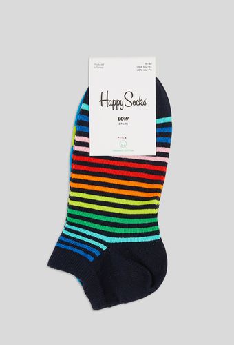 Lot de 2 paires de mini-socquettes rayées en coton - HAPPY SOCKS - Modalova