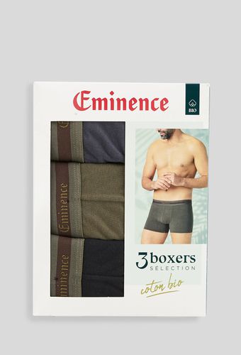 Lot de 3 boxer en coton BIO , certifié OEKO-TEX - EMINENCE - Modalova