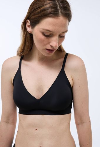Brassière triangle paddée invisible ALEXIA en microfibre - MONOPRIX - Modalova