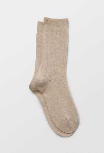 Paire de chaussettes à côtes en mélange cachemire et soie - LE BOURGET - Modalova