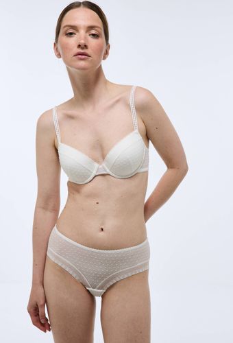 Soutien-gorge corbeille paddé ADELE en tulle flocké - MONOPRIX - Modalova