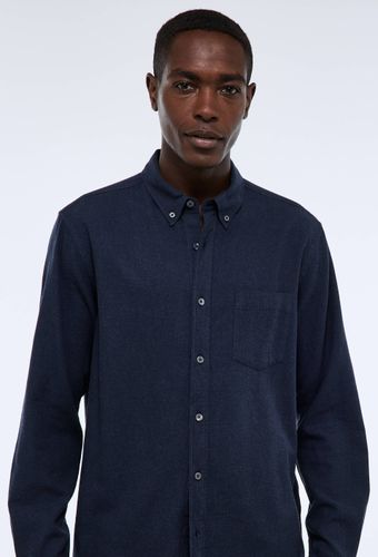 Chemise manches longues en flanelle de coton BIO GOTS - MONOPRIX - Modalova
