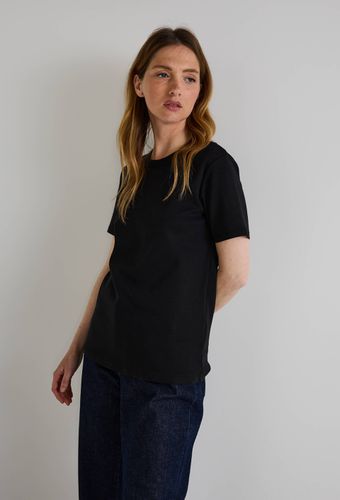 T-shirt col rond à manches courtes uni - MONOPRIX - Modalova
